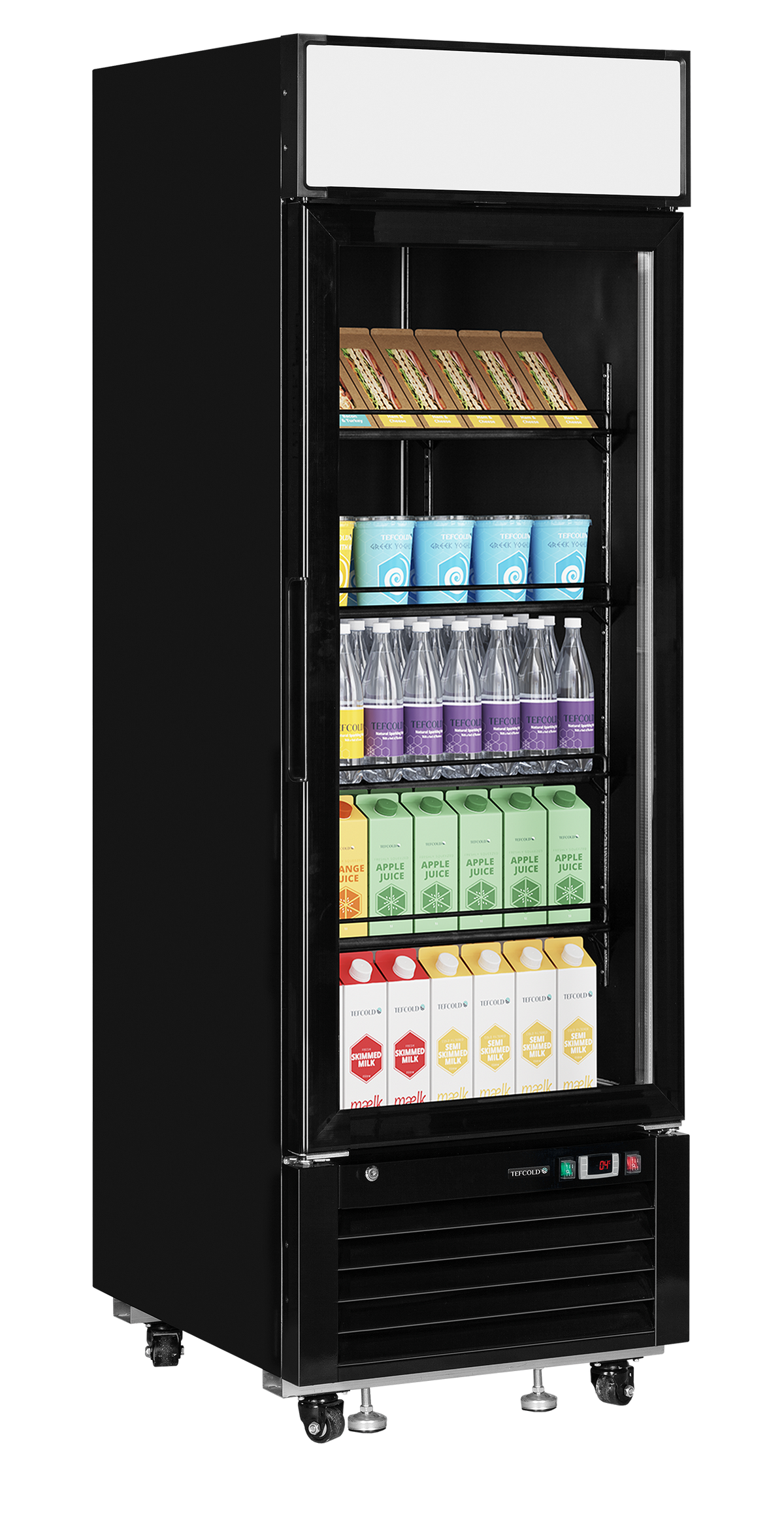 Tefcold Glass Door Merchandiser 405L, Glass Door, +1 to +8°C – LGC2500B