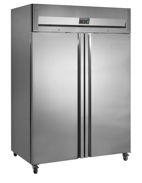 Tefcold Gastronorm Upright Freezer 954L, 2-Door Solid, -22 to -18°C – RF1420X1