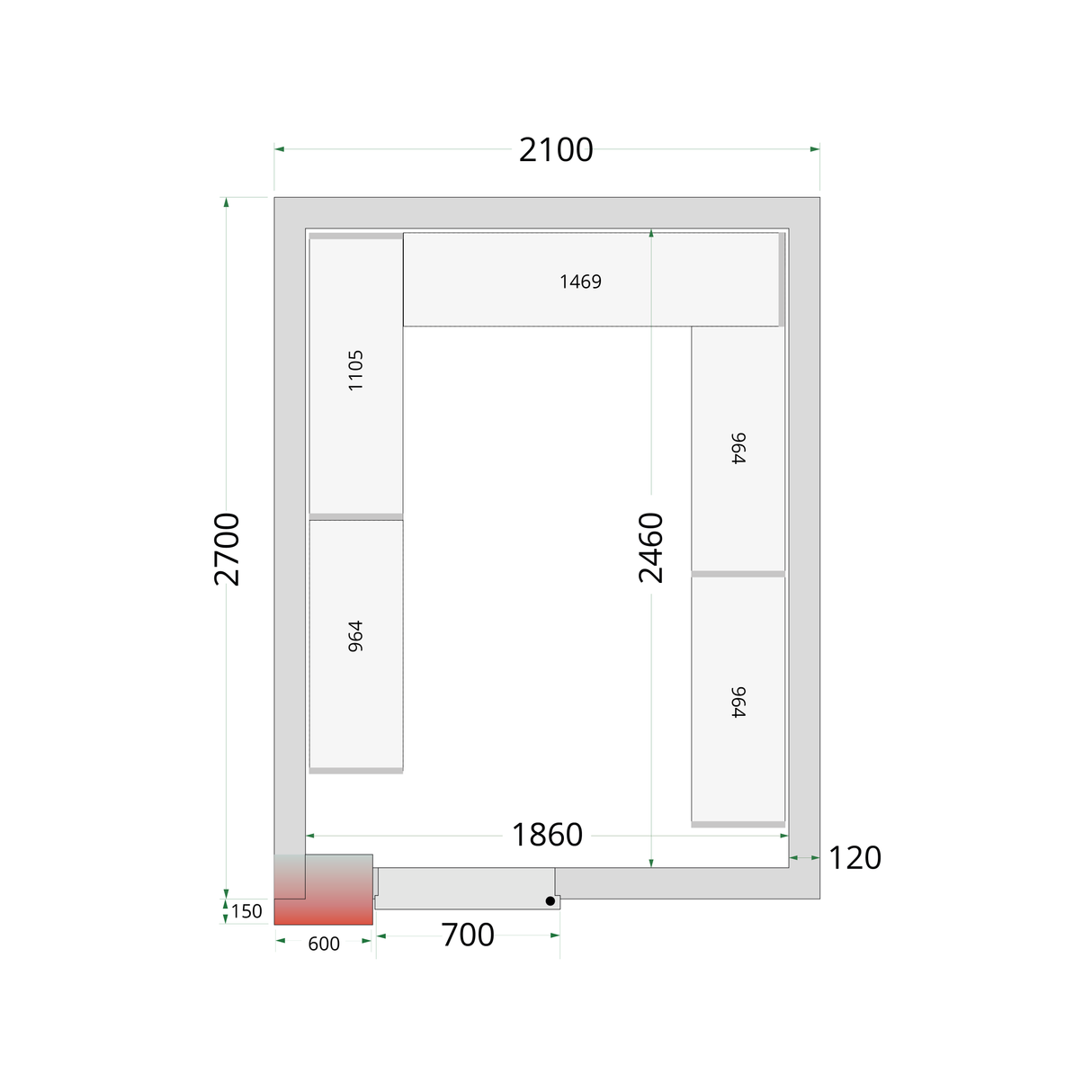 - - CRNF2127 - CRNF2127 Shelf Kit