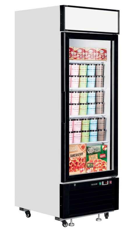 Tefcold Glass Door Display Freezer 405L, Glass Door, -25 to -14°C – LGF2500 – image 2