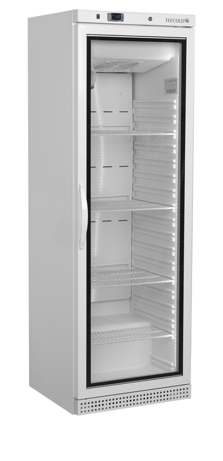 Tefcold Glass Door Display Freezer 340L, Glass Door, -24 to -10°C – UF400VGW