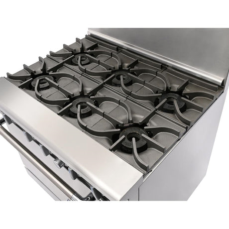 Imperial 6 Burner Natural Gas Oven Range IR6-N