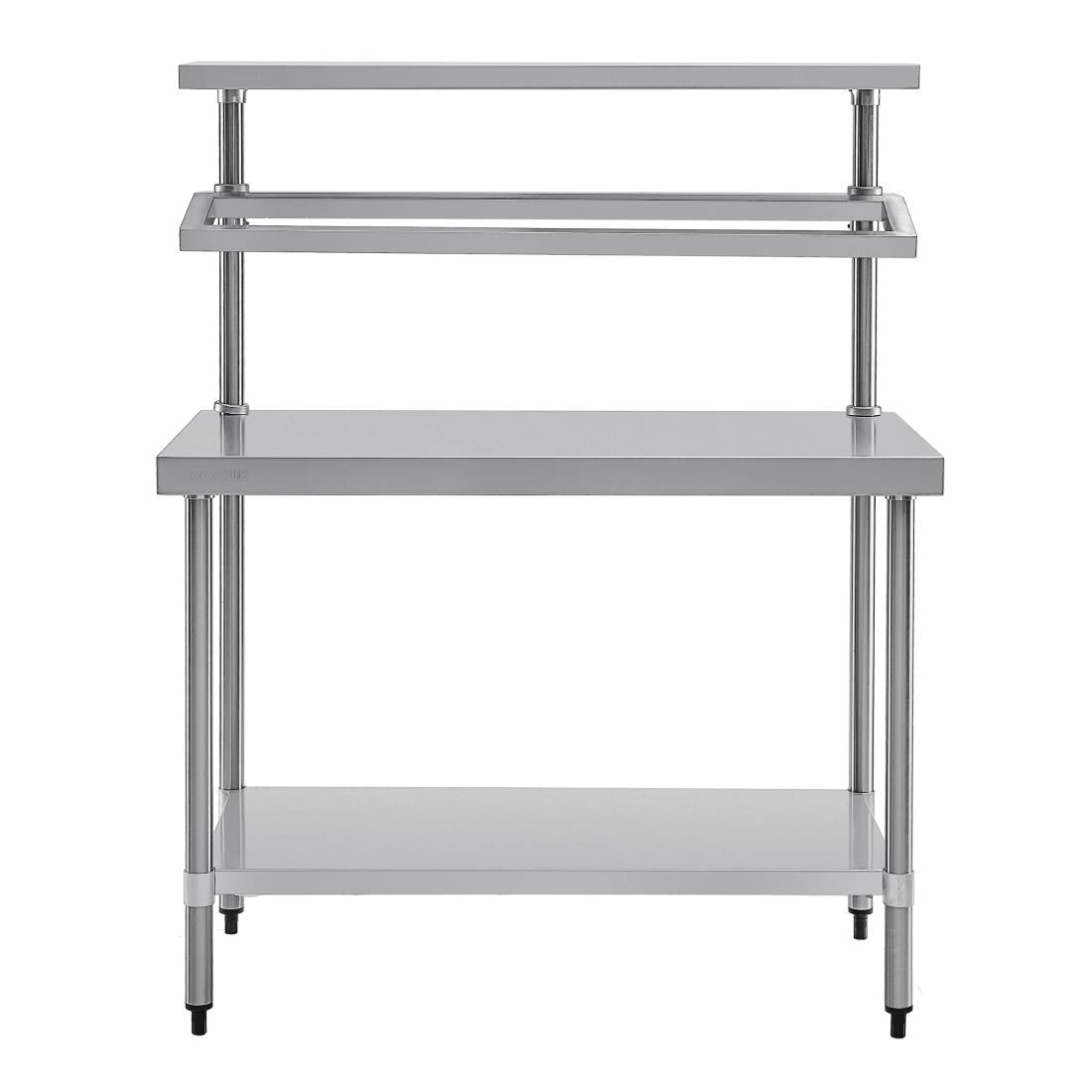 Vogue Stainless Steel Prep Station with Gantry 1200x600mm