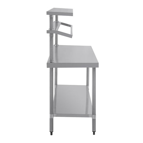 Vogue Stainless Steel Prep Station with Gantry Large 1800x600mm