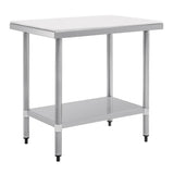 Vogue Stainless Steel Chopping Board Table 900x600mm