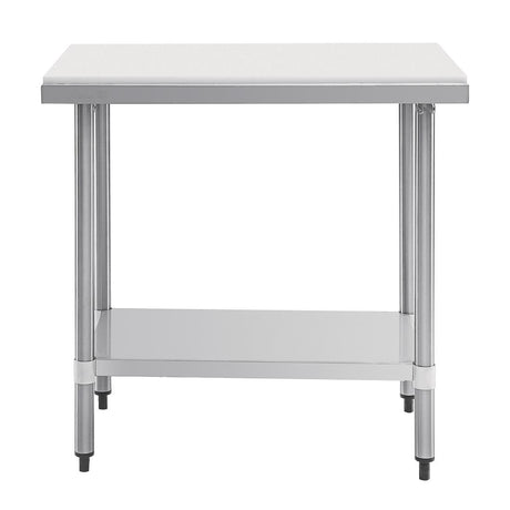 Vogue Stainless Steel Chopping Board Table 900x600mm