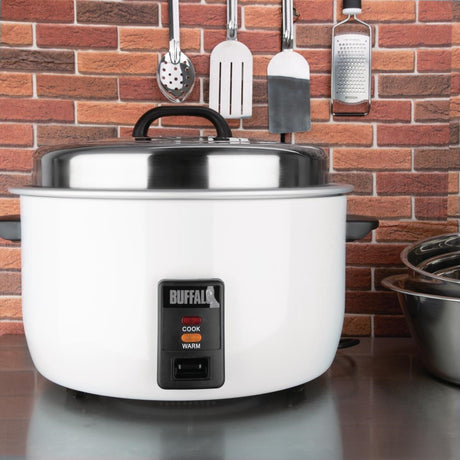 Buffalo Large Commercial Rice Cooker 23Ltr