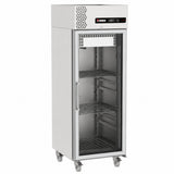Upright Single Hinged Glass Door Heavy Duty Freezer