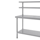 Vogue Stainless Steel Prep Station 1200x600mm