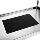 Vogue Stainless Steel 3-Tier Deep Tray Clearing Trolley