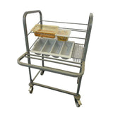 Craven Steel Condiment, Cutlery & Tray Dispense Trolley