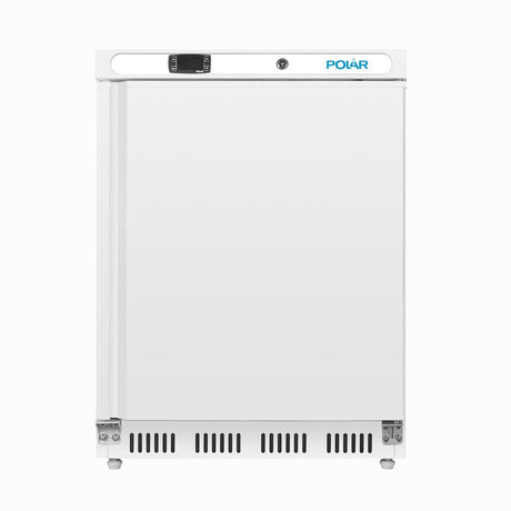 Polar C-Series Undercounter Freezer White 140Ltr