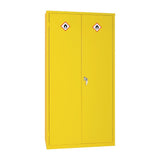 Hazardous Substance Cabinet Double Door Yellow 50Ltr