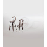 Fameg Bentwood Bistro Side Chairs Walnut Finish (2 Pack)
