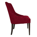 Bolero Finesse Dining Chairs Dark Red (2 Pack)