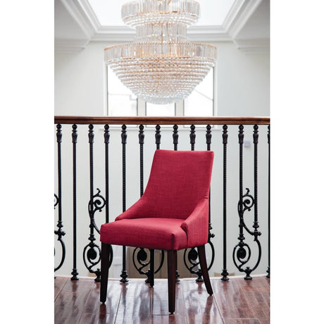 Bolero Finesse Dining Chairs Dark Red (2 Pack)