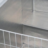 650 L Stainless Steel Lid Chest Freezer