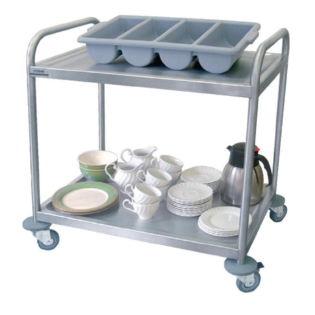 Craven Stainless Steel 2-Tier Serving Trolley