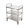 Craven Stainless Steel 3-Tier Undercounter Serving Trolley