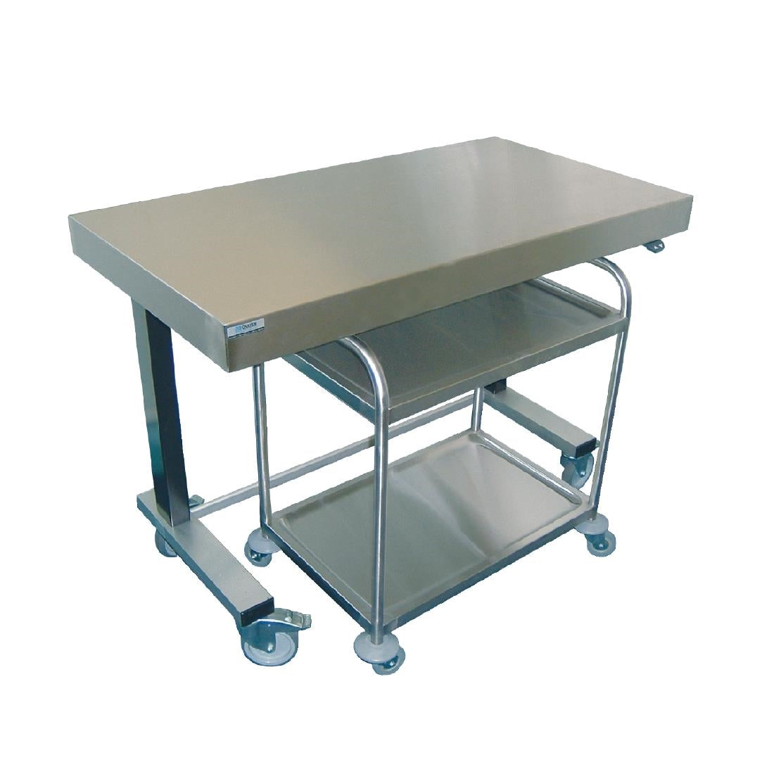 Craven Stainless Steel 3-Tier Undercounter Serving Trolley