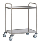 Craven Stainless Steel 2-Tier Undercounter Serving Trolley