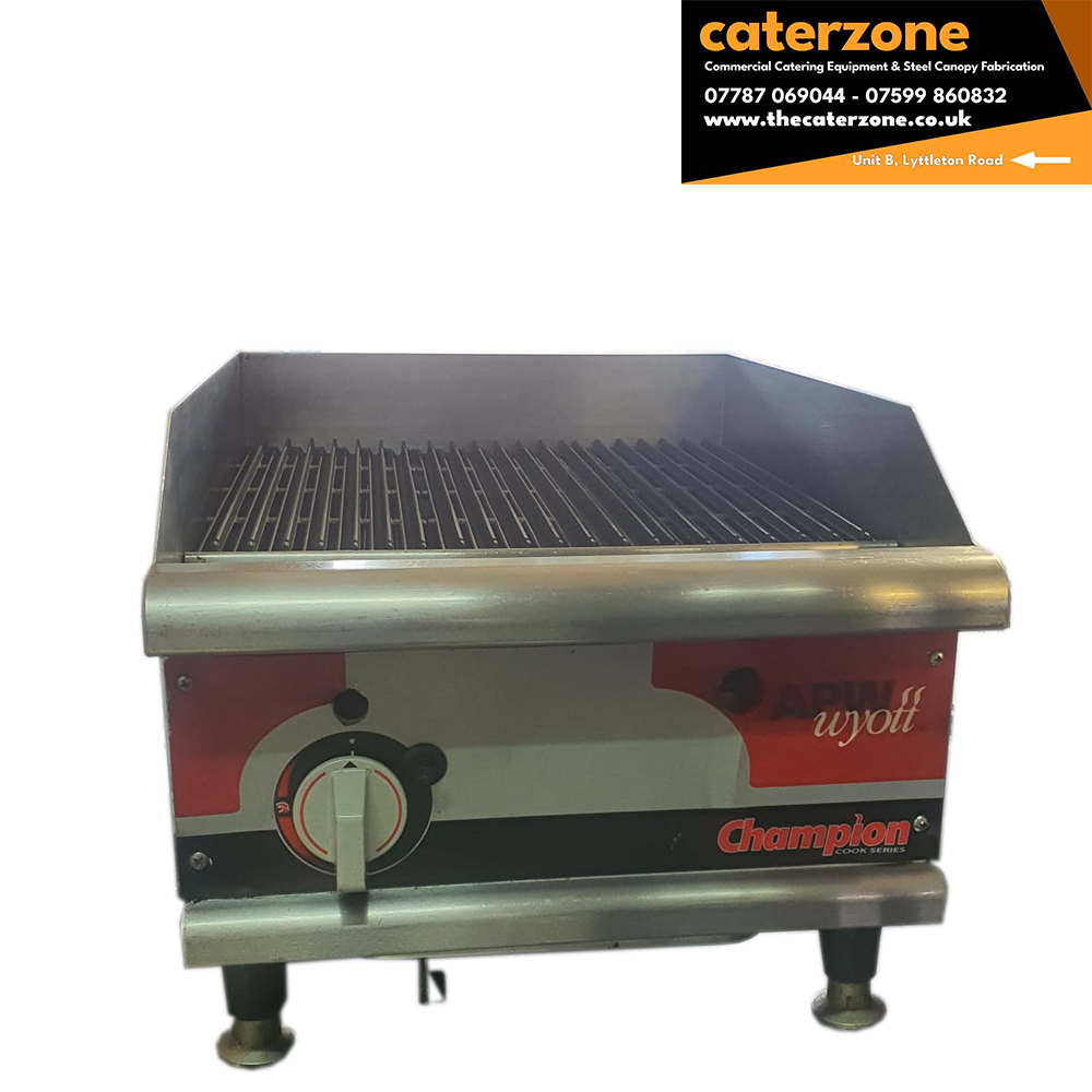 Champion Table Top Gas Chargrill 46x63x40cm Refurbished