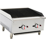 101055 - Gas Countertop Charbroiler - Dual Control