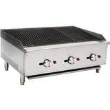 101056 - Gas Countertop Charbroiler - Triple Control