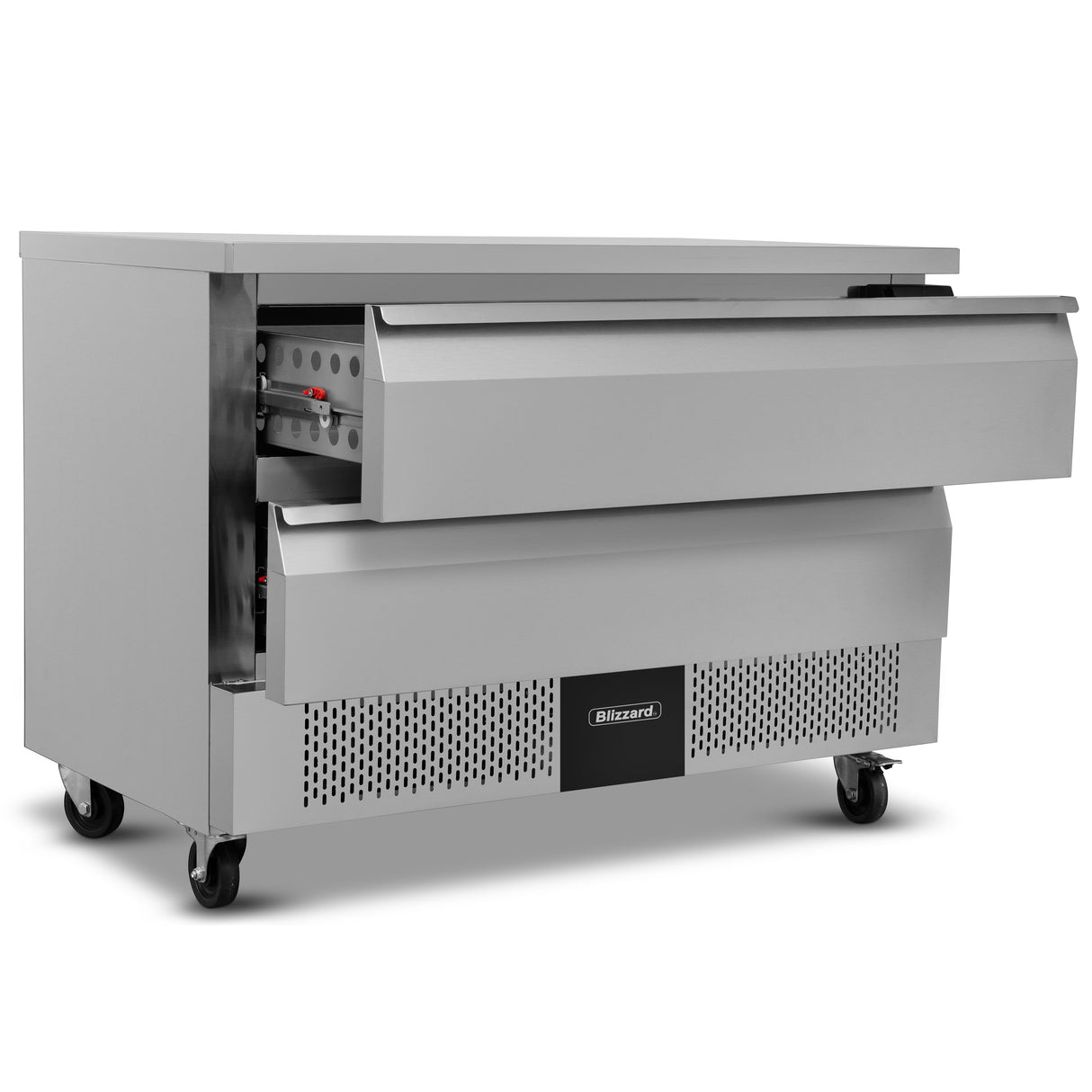 1.2m Double Stainless Steel Multi Temp Chef Drawer