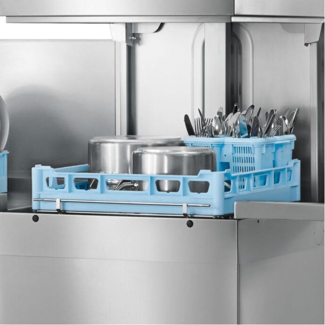 Hobart Premax Pass Through Dishwasher with Heat Recovery and Water Softener AUPRSW-10B