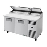 True 2 Door Pizza Prep Table TPP-67-HC