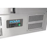 Polar G-Series Double Door Counter Fridge with Granite Work Top 240Ltr