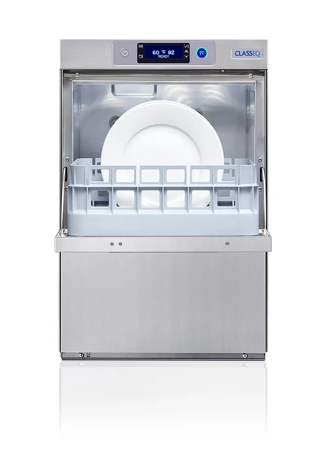 Classeq C500D-3P 500mm 18 Plate Undercounter Dishwasher With Drain Pump - Three Phase