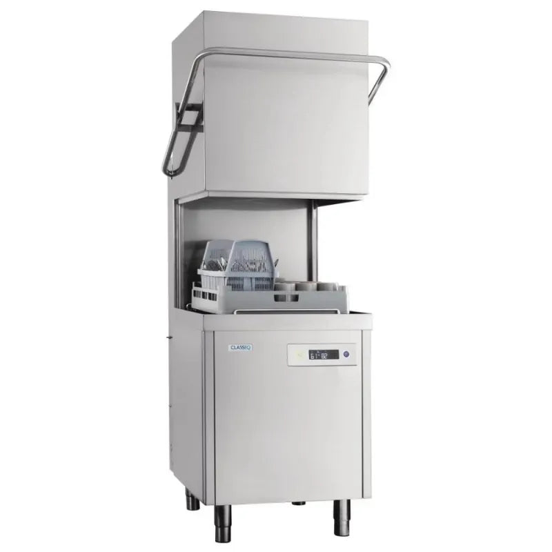 Classeq P500AWS-12 500mm 18 Plate WRAS Approved Passthrough Dishwasher With Drain Pump, Break Tank, Rinse Boost Pump And Integral Water Softener