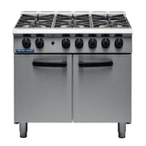 Blue Seal 6 Burner Oven Range Medium Duty LPG G750 6