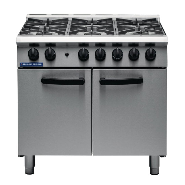 Blue Seal 6 Burner Oven Range Medium Duty LPG G750 6