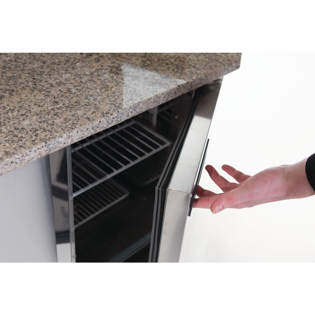 Polar G-Series Pizza Prep Counter Fridge with Topper 368Ltr