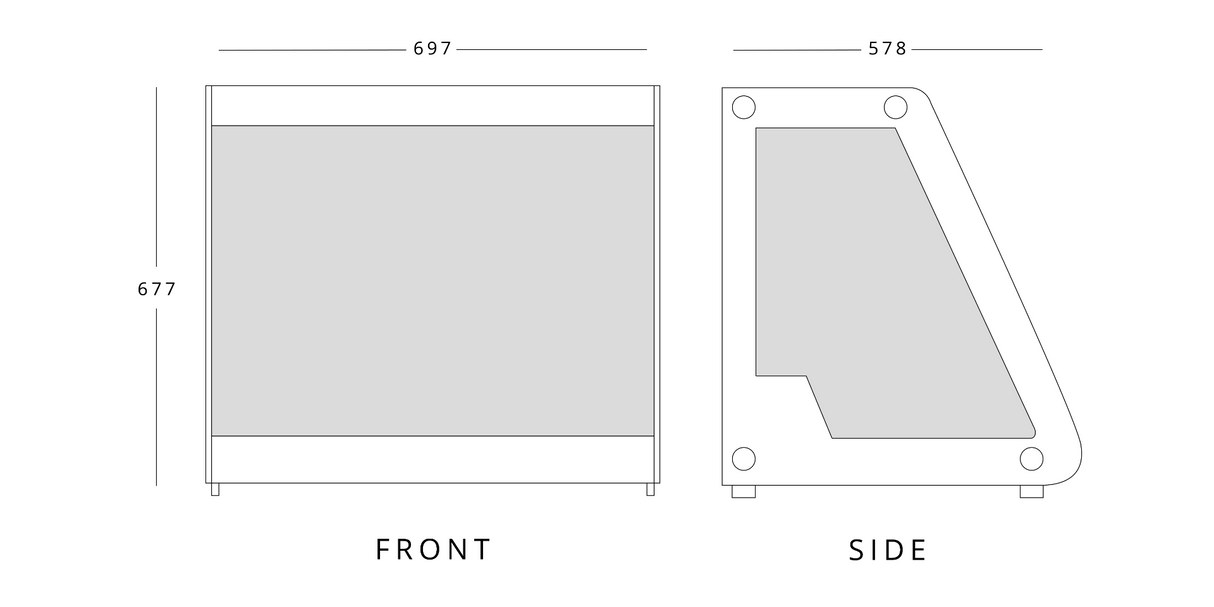 Refrigerated Counter Top Merchandiser