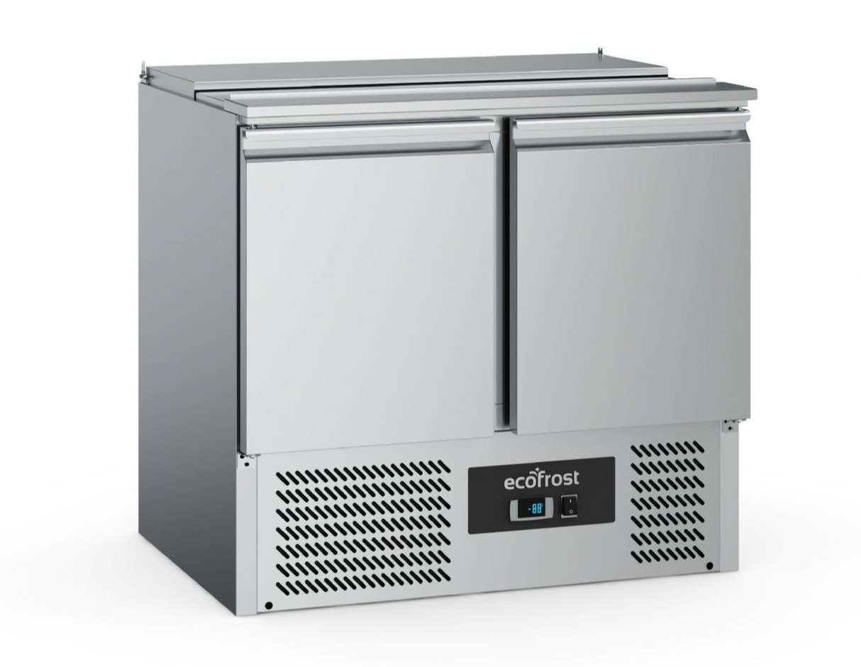 Premium 240L Stainless Steel Saladette Fridge with Dual Doors by Combisteel - Model 7950.5050