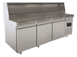 Elevate Your Culinary Experience with the Combisteel 3-Door Pizza Prep Counter Refrigerator - Model 7489.5305