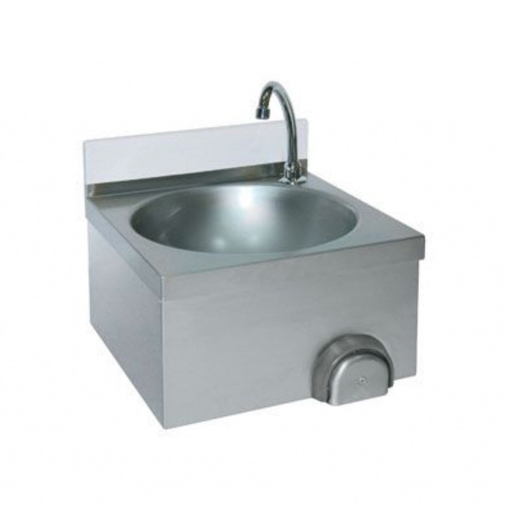 Ergonomic Combisteel Foot-Pedal Hand Wash Sink with Mixer Tap - Model 7013.0775