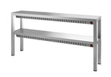 Premium 1800mm Double Halogen Heated Overshelf by Combisteel - Efficient 6 x 350W Heating Power