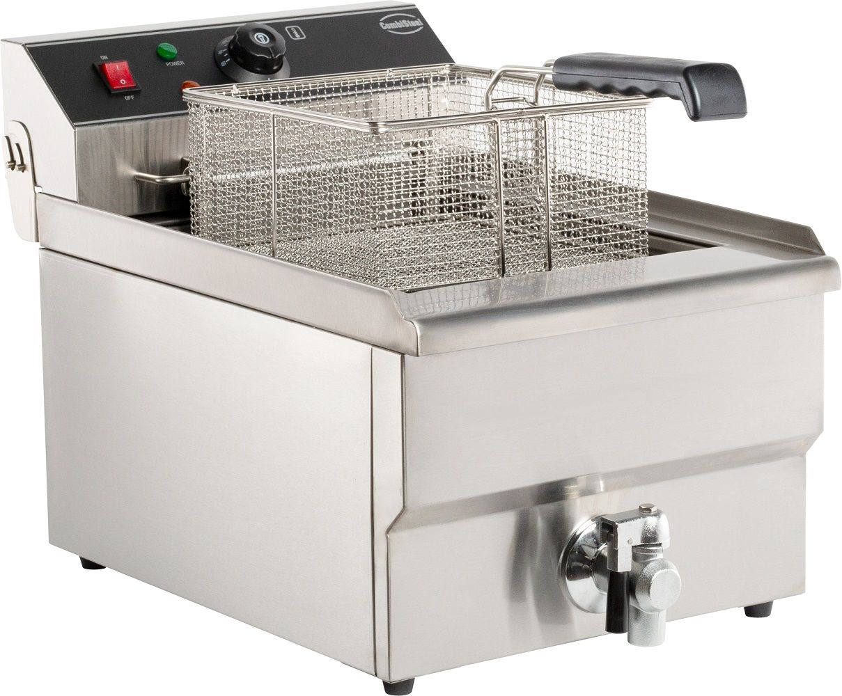 Elevate Your Frying Experience with the Combisteel Premium 10 Litre Electric Countertop Fryer - Single Tank Model 7455.1006