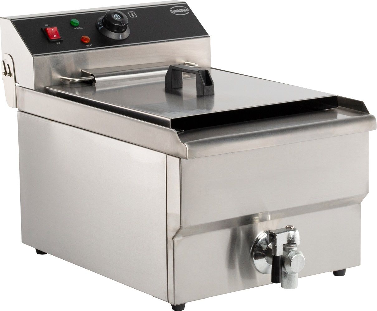 Elevate Your Frying Experience with the Combisteel Premium 10 Litre Electric Countertop Fryer - Single Tank Model 7455.1006