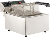 Ultimate 6-Litre Electric Countertop Fryer by Combisteel - Single Tank Magic for Perfectly Fried Delights!