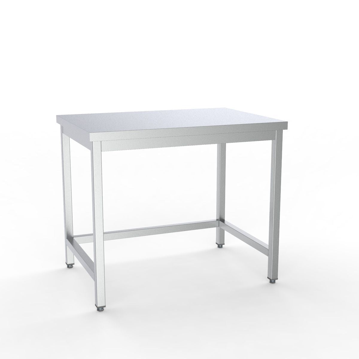 Premium 600 Series 1000mm Wide Worktable in Full 430 Stainless Steel by Combisteel