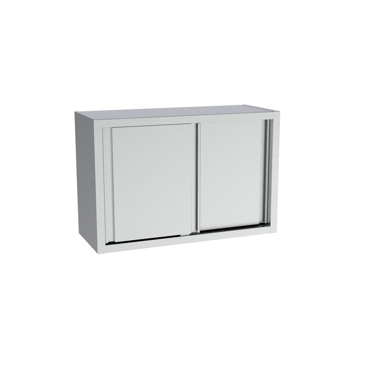 Sleek 1000mm Wide Combisteel 430 Stainless Steel Wall Cupboard with Stylish Sliding Doors - Model 7333.0330