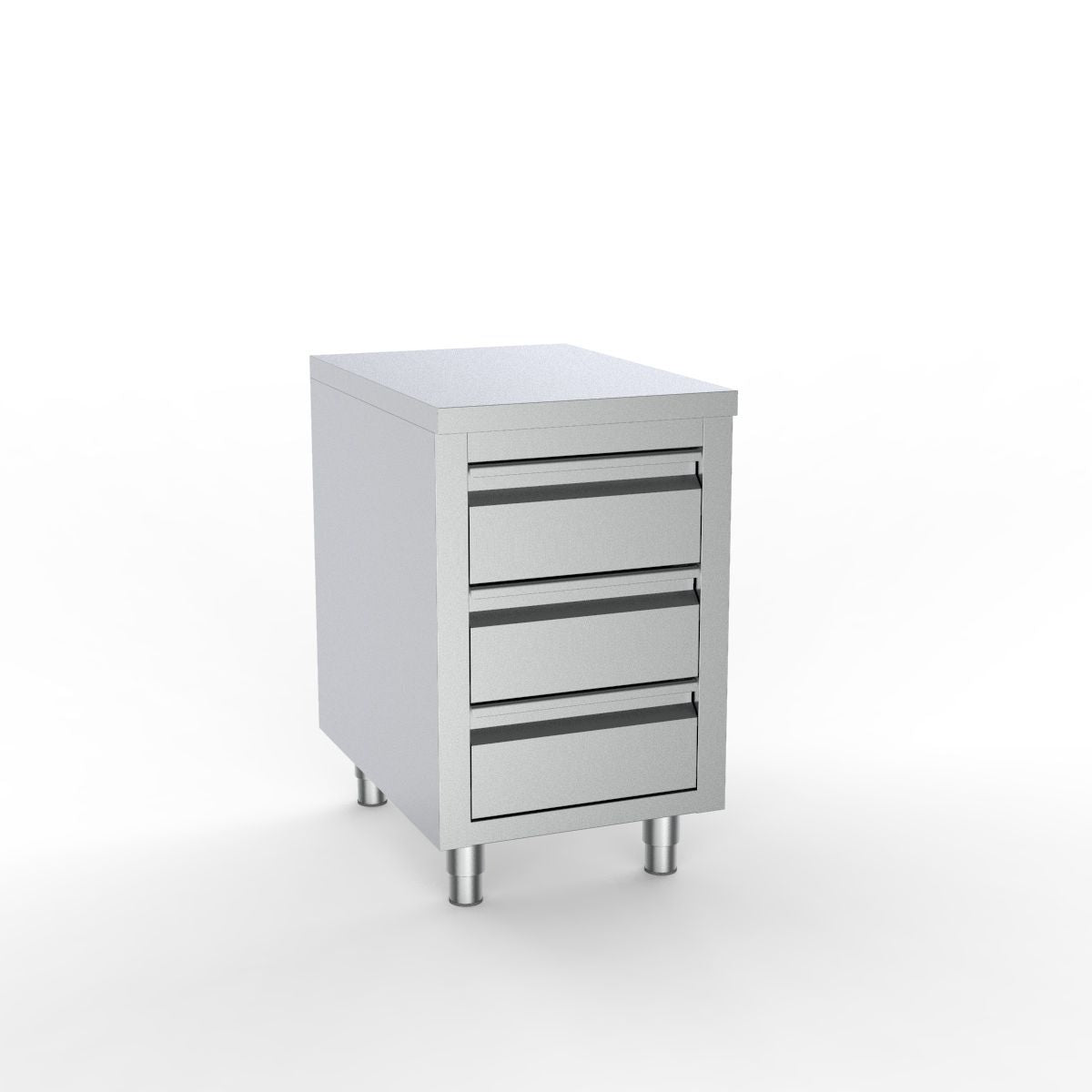 Premium Combisteel 430 Stainless Steel Worktable with 3 Convenient Drawers - 500mm Wide