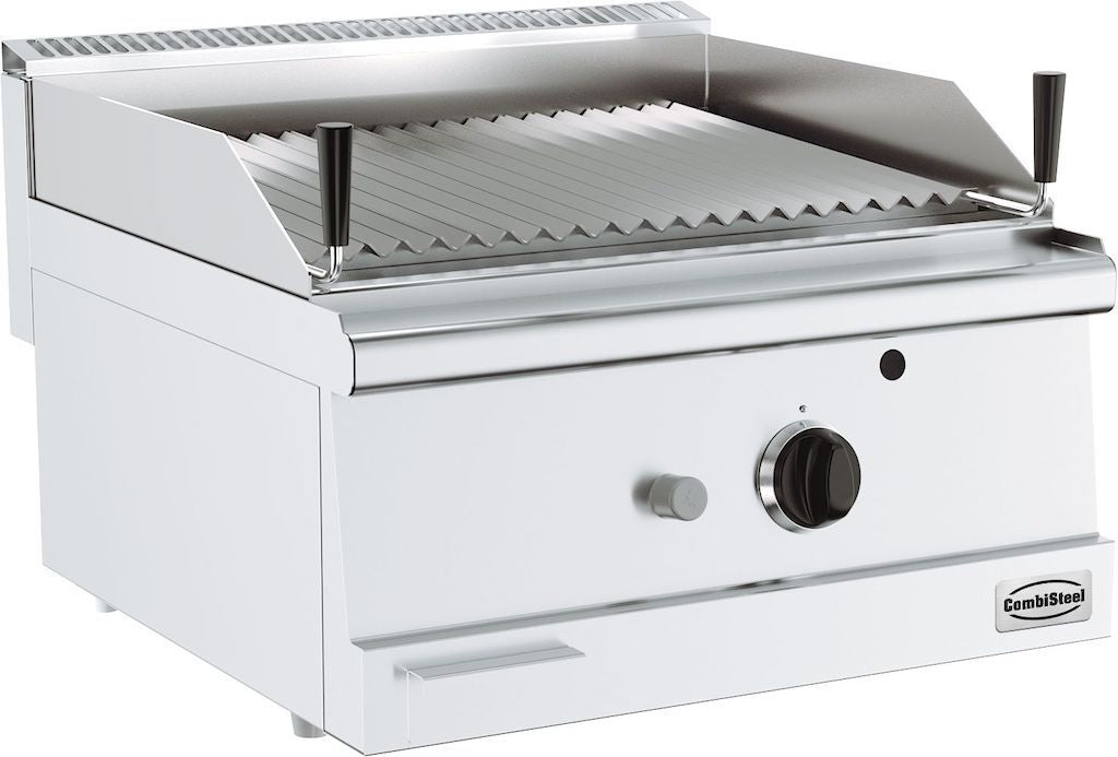 Experience the Ultimate Grilling with the Combisteel 600mm Gas Lava Rock Char Grill - Model 7178.0075!