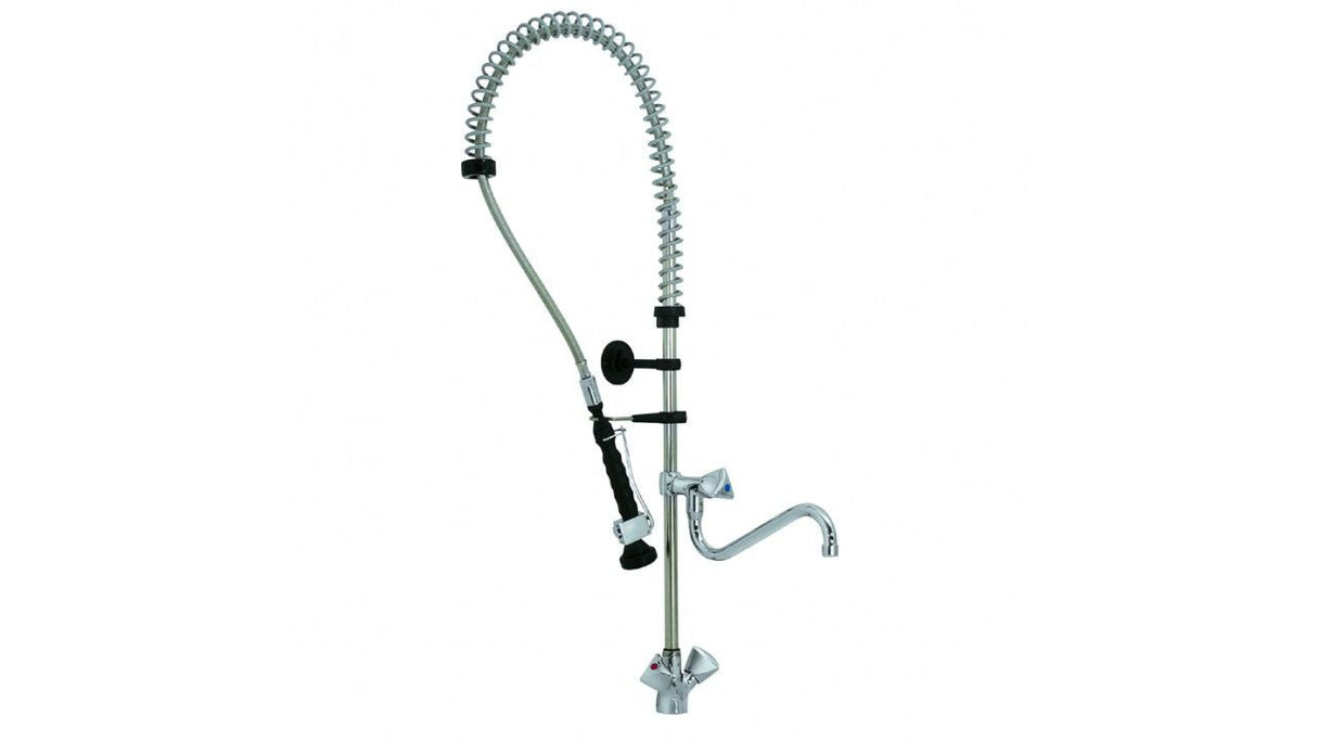 Professional-Grade Combisteel Pre-Rinse Spray with Sleek Faucet Tap - Model 7212.0030